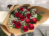 B32 - Dozen Long Stem Red Rose Bouquet