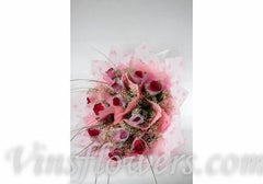 B20 - 1 Dozen Individual Red Rose